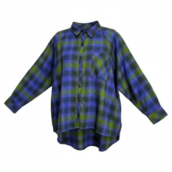 KISS “Destroyer” BDG Flannel (M, Very Oversized) - Picture 2 of 5